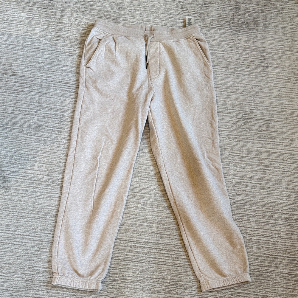 Patagonia Men’s Mahnya Sweatpants Medium, Oatmeal Color